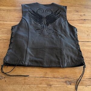 Milwaukee Leather moto biker vest size XL